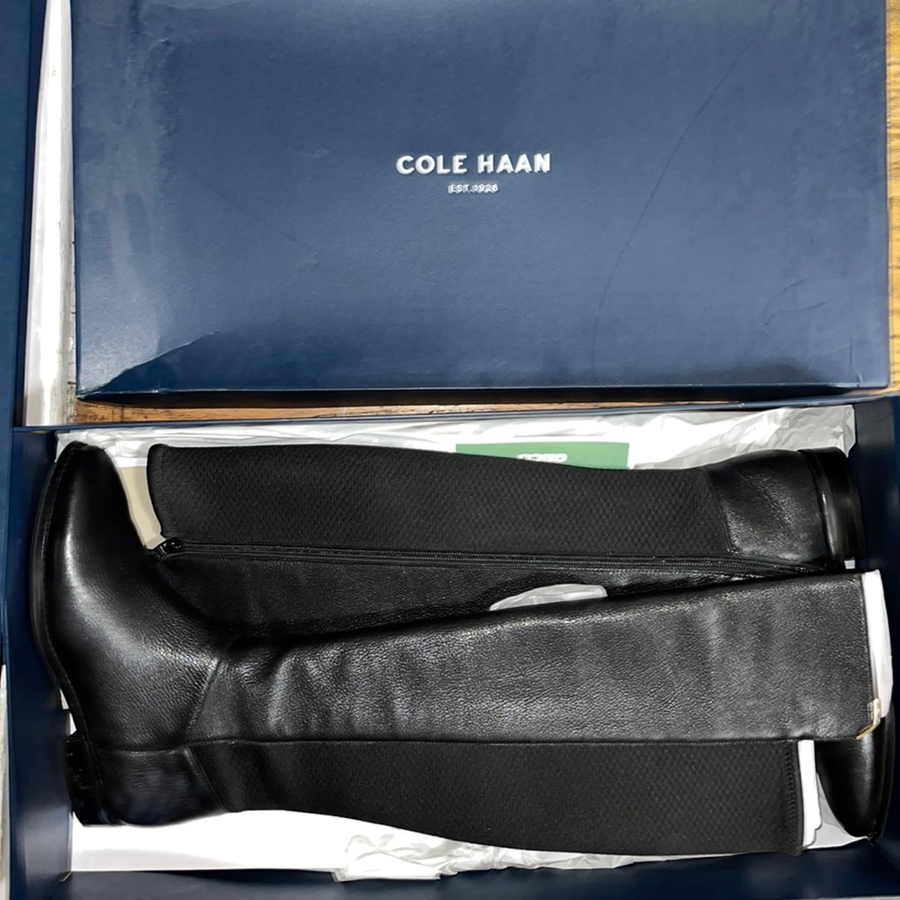 Cole Haan dutchess over the knee leather boots size 8.5 - Picture 3 of 8
